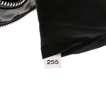 Prada Tessuto Nylon Soft Padded Medium Chain Clutch Bag Black 7 of 10