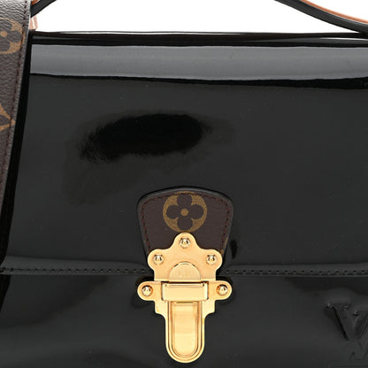 Louis Vuitton Patent Calfskin Monogram Cherrywood BB Black 9 of 12