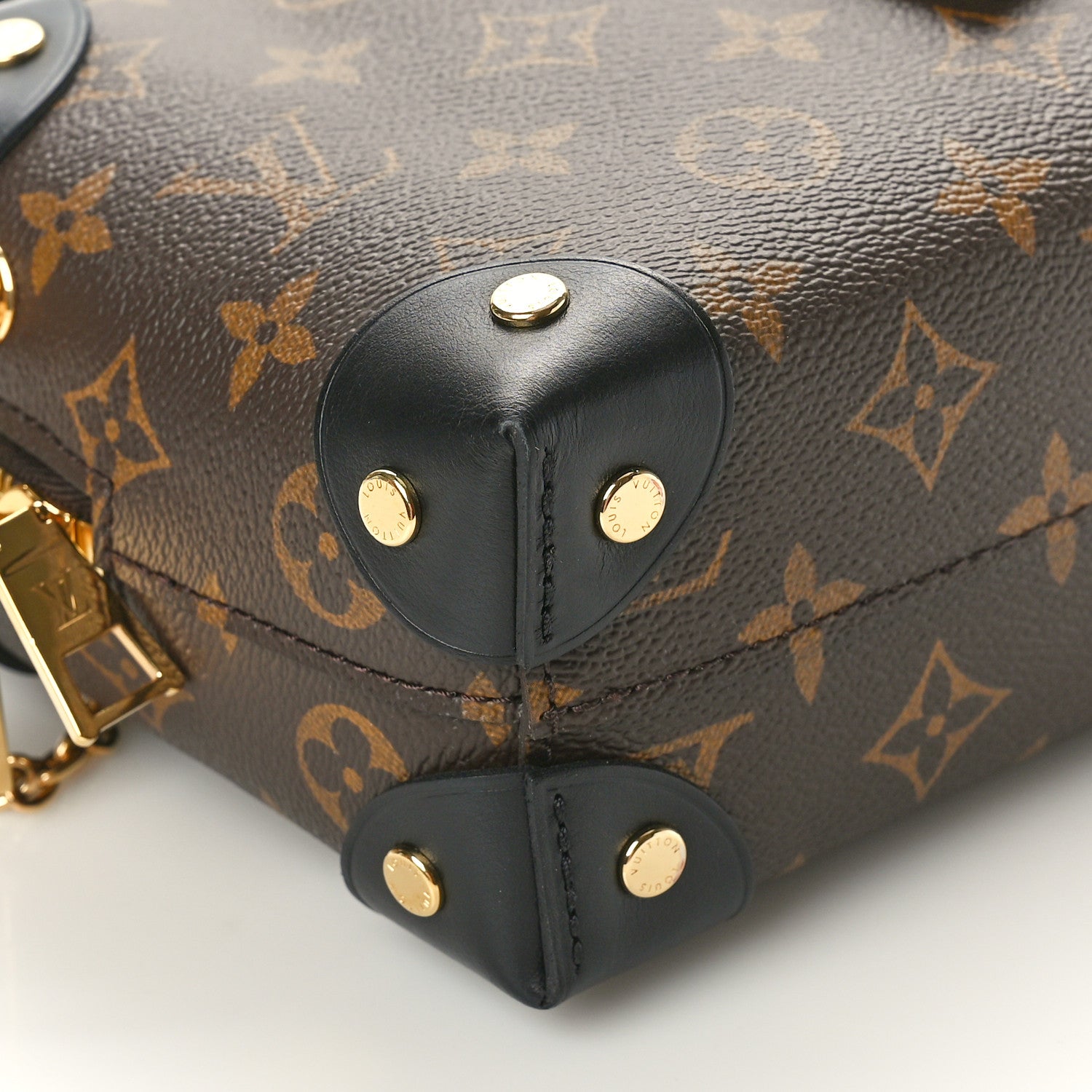 Louis Vuitton Monogram Petite Malle Souple Black 8 of 9