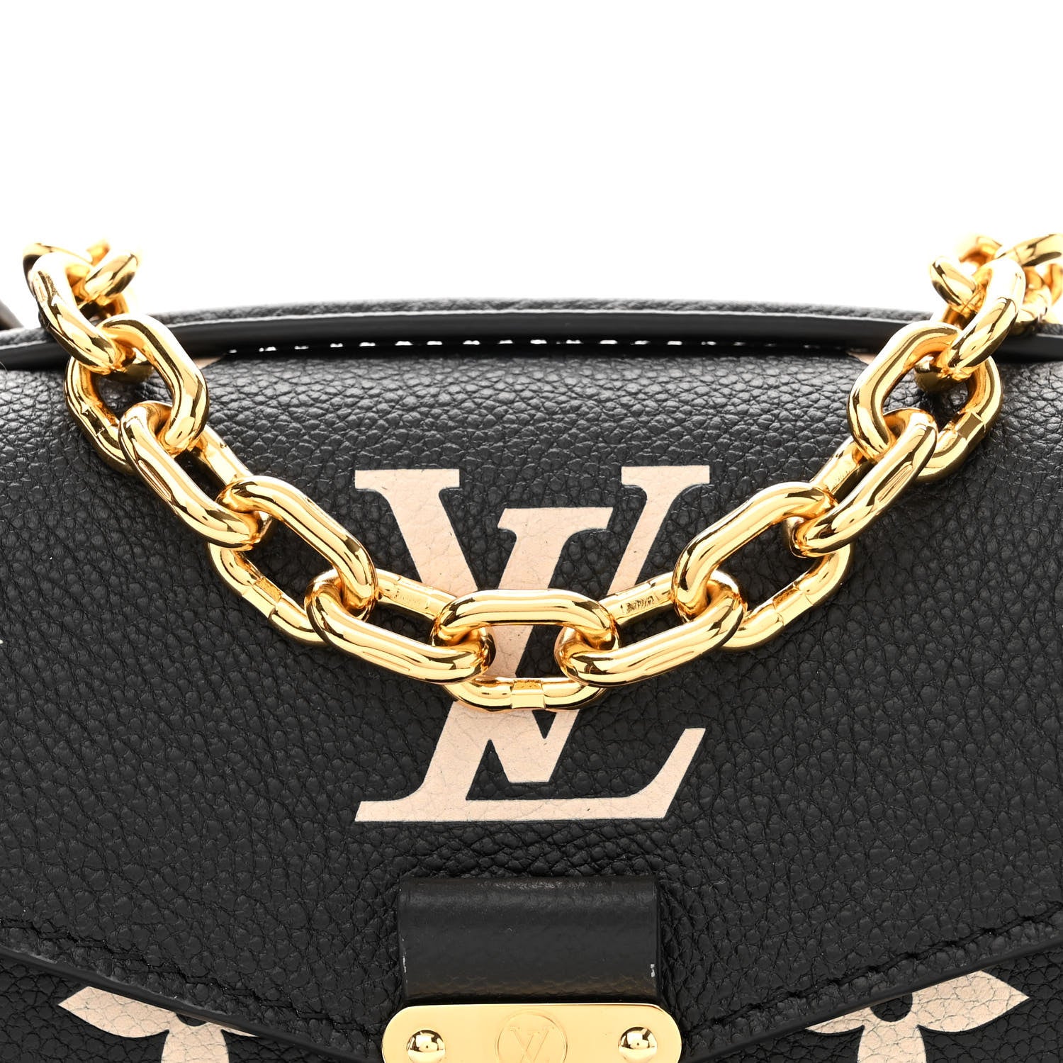 Louis Vuitton Empreinte Monogram Giant Pochette Metis East West Black Beige 8 of 12