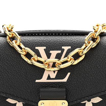 Louis Vuitton Empreinte Monogram Giant Pochette Metis East West Black Beige 8 of 12