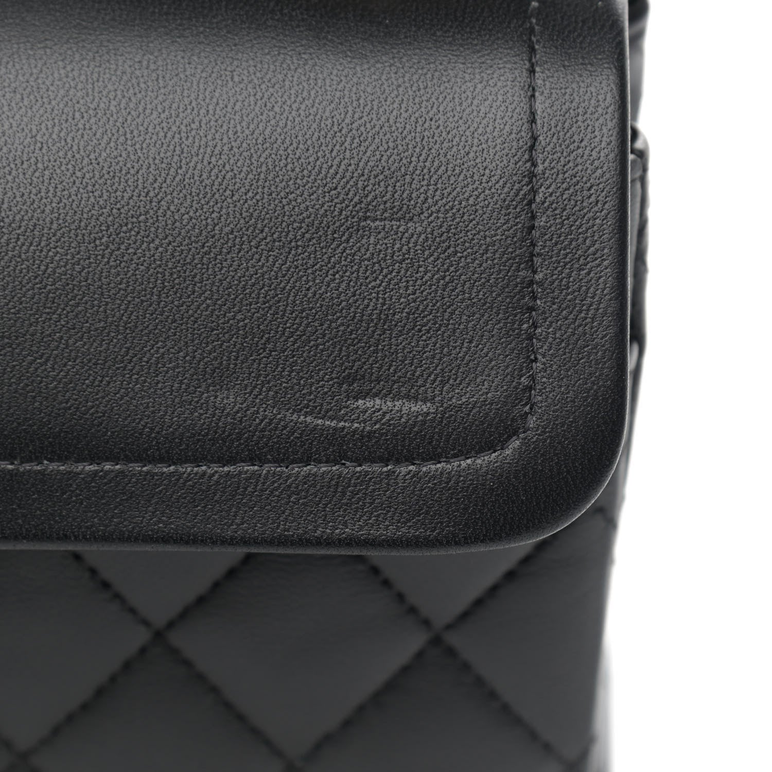Chanel Lambskin Quilted Small Double Flap Black 11 of 13
