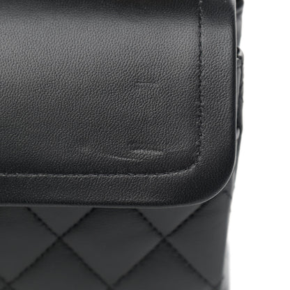 Chanel Lambskin Quilted Small Double Flap Black 11 of 13
