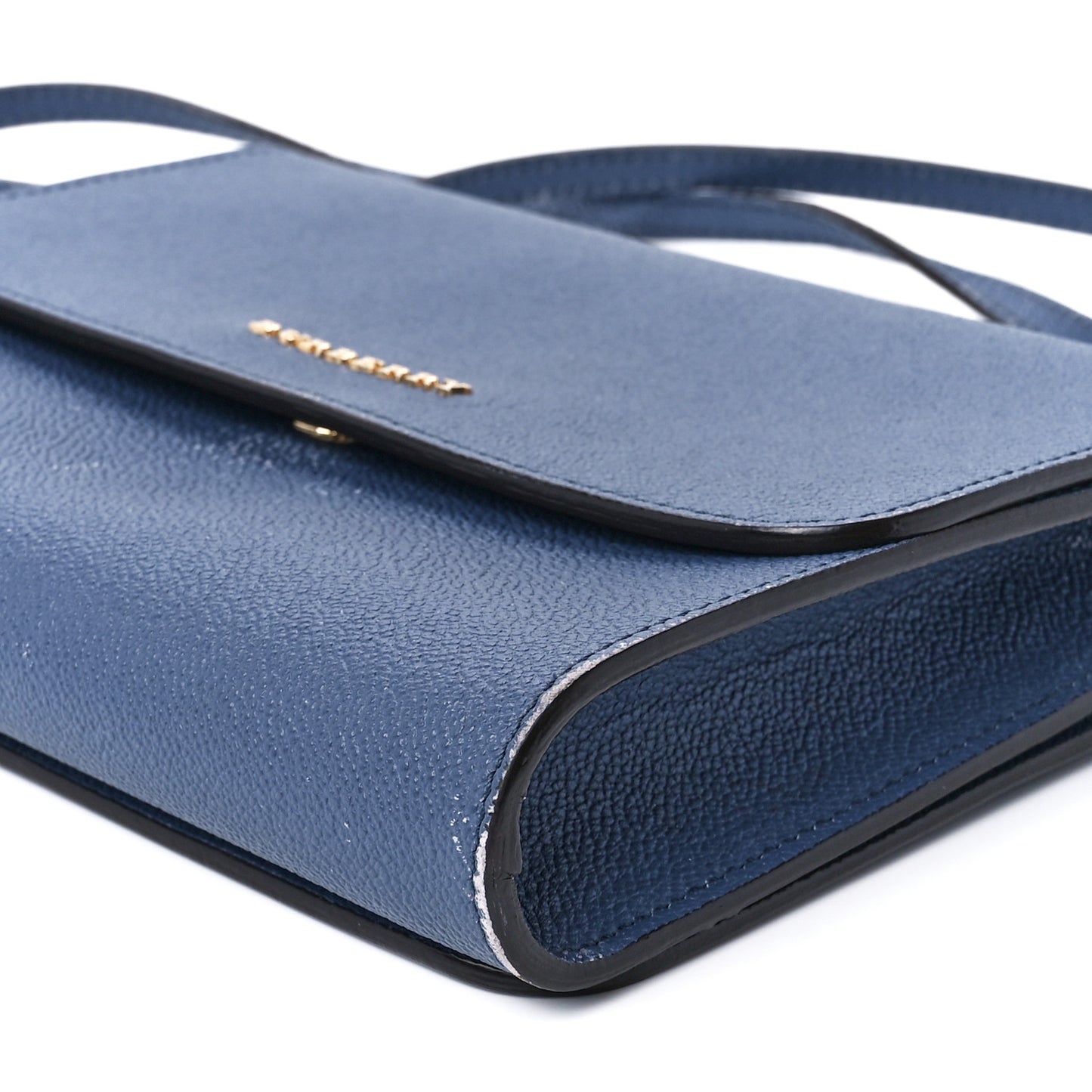 Grainy Calfskin Small Loxley Crossbody Steel Blue