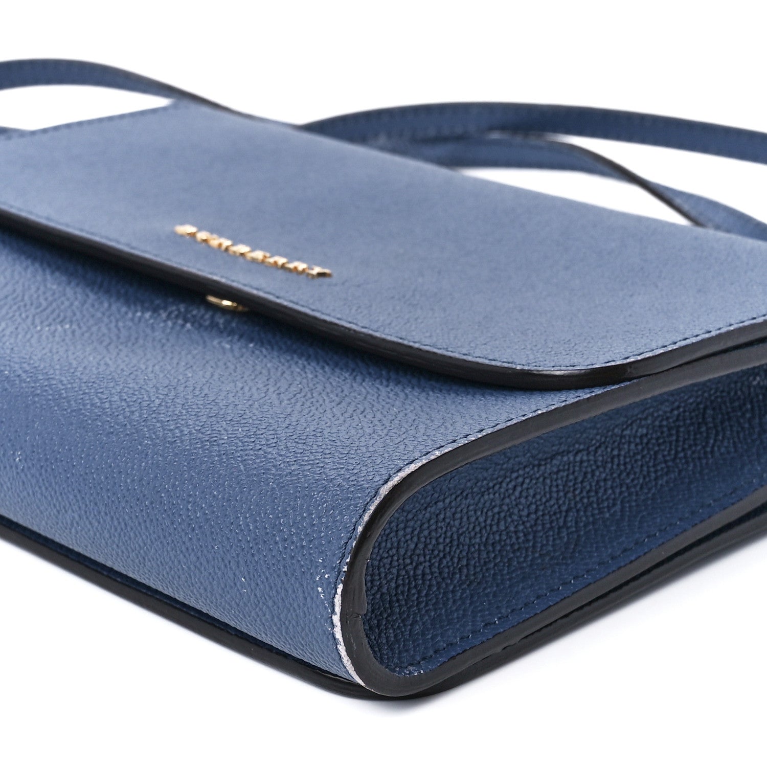 Burberry Grainy Calfskin Small Loxley Crossbody Steel Blue 12 of 19