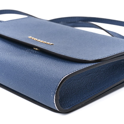 Burberry Grainy Calfskin Small Loxley Crossbody Steel Blue 12 of 19