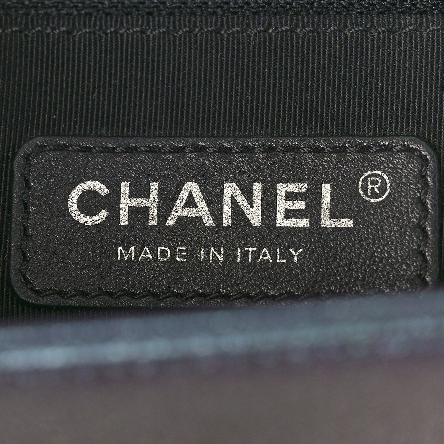 Chanel Iridescent Goatskin Quilted New Medium Boy Flap Purple 6 of 10