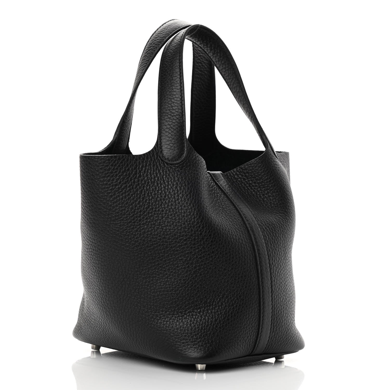 Hermes Taurillon Clemence Picotin Lock 18 PM Black 3 of 12