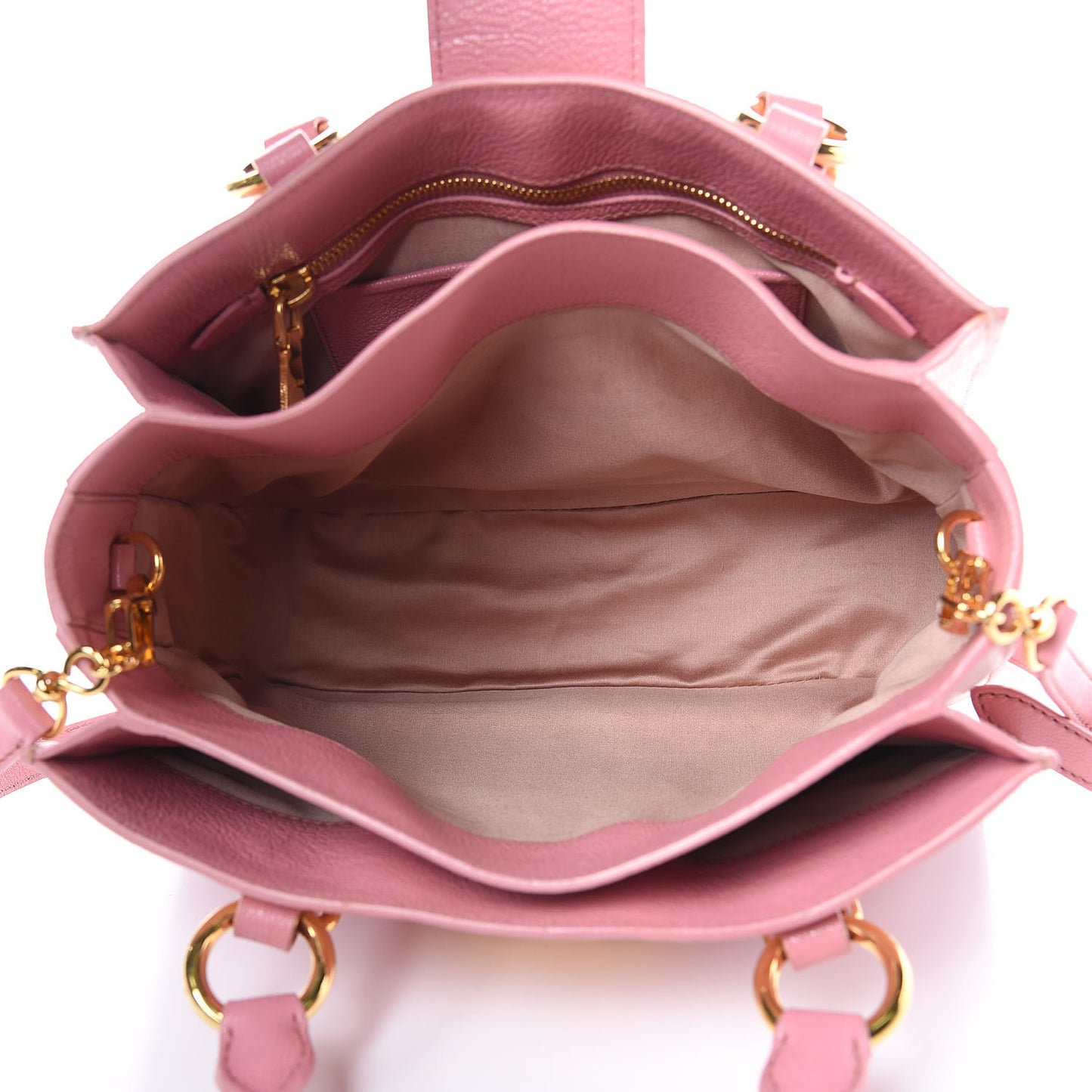 Goatskin Madras Shopping Tote Rosa Gemma