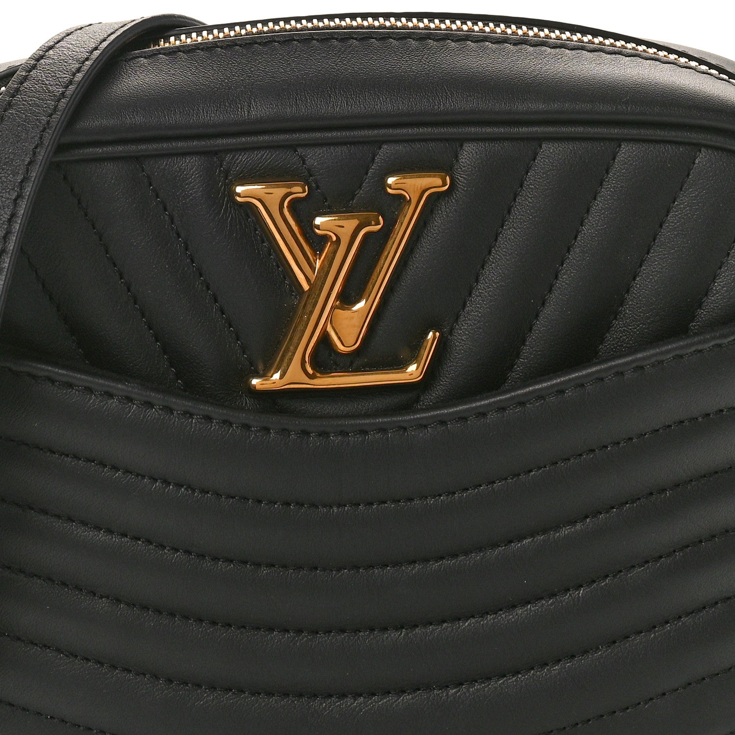 Louis Vuitton Calfskin New Wave Camera Bag Black 7 of 9