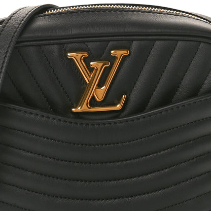 Louis Vuitton Calfskin New Wave Camera Bag Black 7 of 9