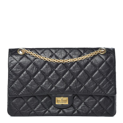 Chanel Aged Calfskin Quilted 2.55 Reissue 226 Flap Black 1 of 16