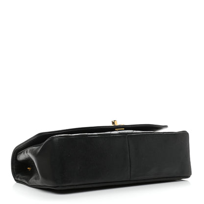 Chanel Lambskin Quilted Medium Single Flap Black 3 of 11