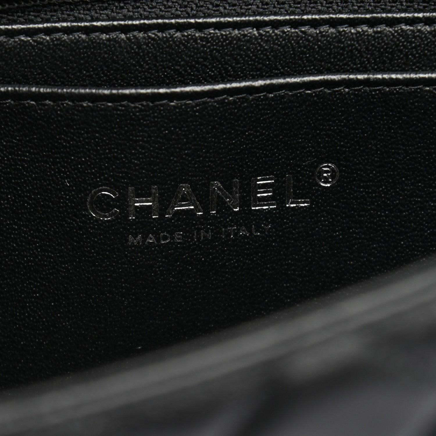 Chanel Lambskin Quilted Mini Rectangular Flap Black 6 of 11