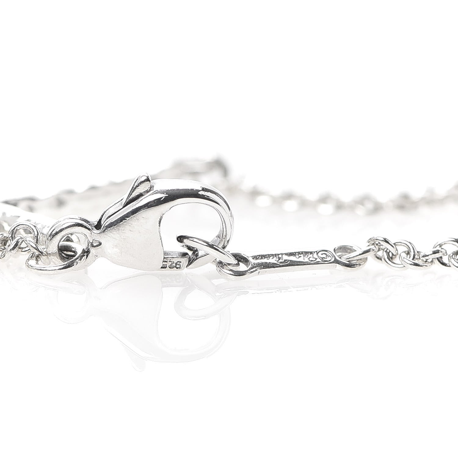 Tiffany Sterling Silver Paloma Picasso Hammered Cross Bracelet 4 of 6