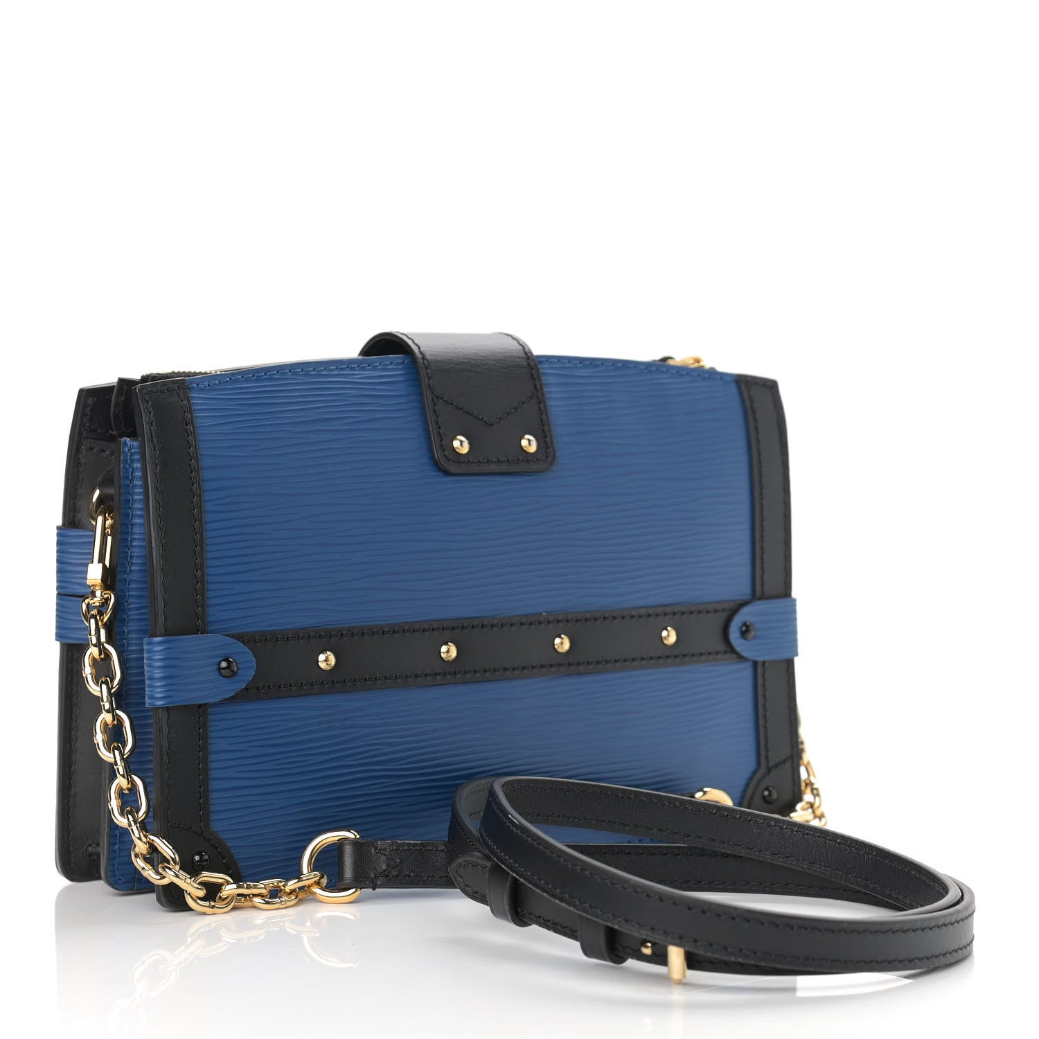 Louis Vuitton Epi Trunk Clutch Blue 3 of 8