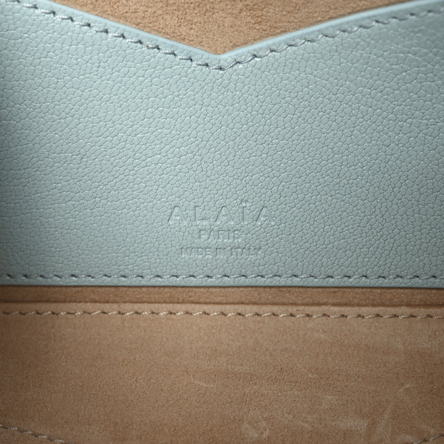 Goatskin Small Le Teckel Bag Sky Blue