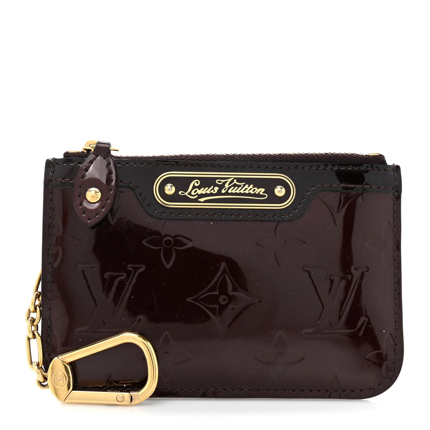 Vernis Key Pouch Amarante