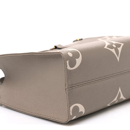 Louis Vuitton Empreinte Monogram Giant Onthego PM Tourterelle Creme 8 of 9