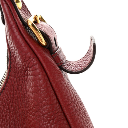 Prada Vitello Daino Hobo Amaranto 11 of 12
