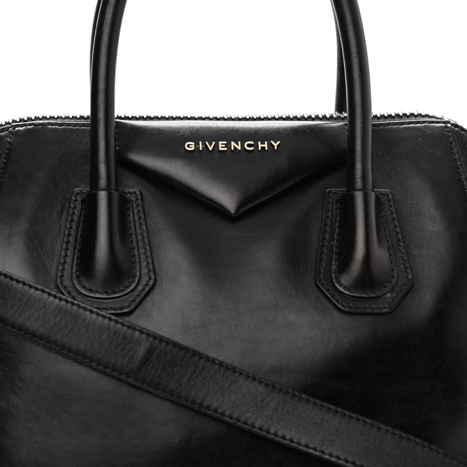 Givenchy Shiny Lord Calfskin Medium Antigona Black 8 of 16