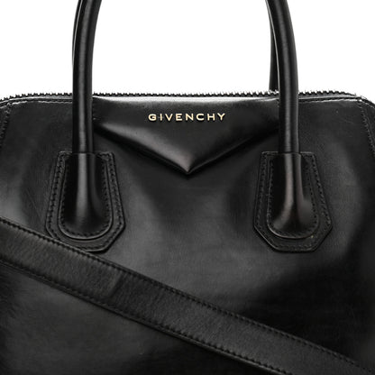 Givenchy Shiny Lord Calfskin Medium Antigona Black 8 of 16