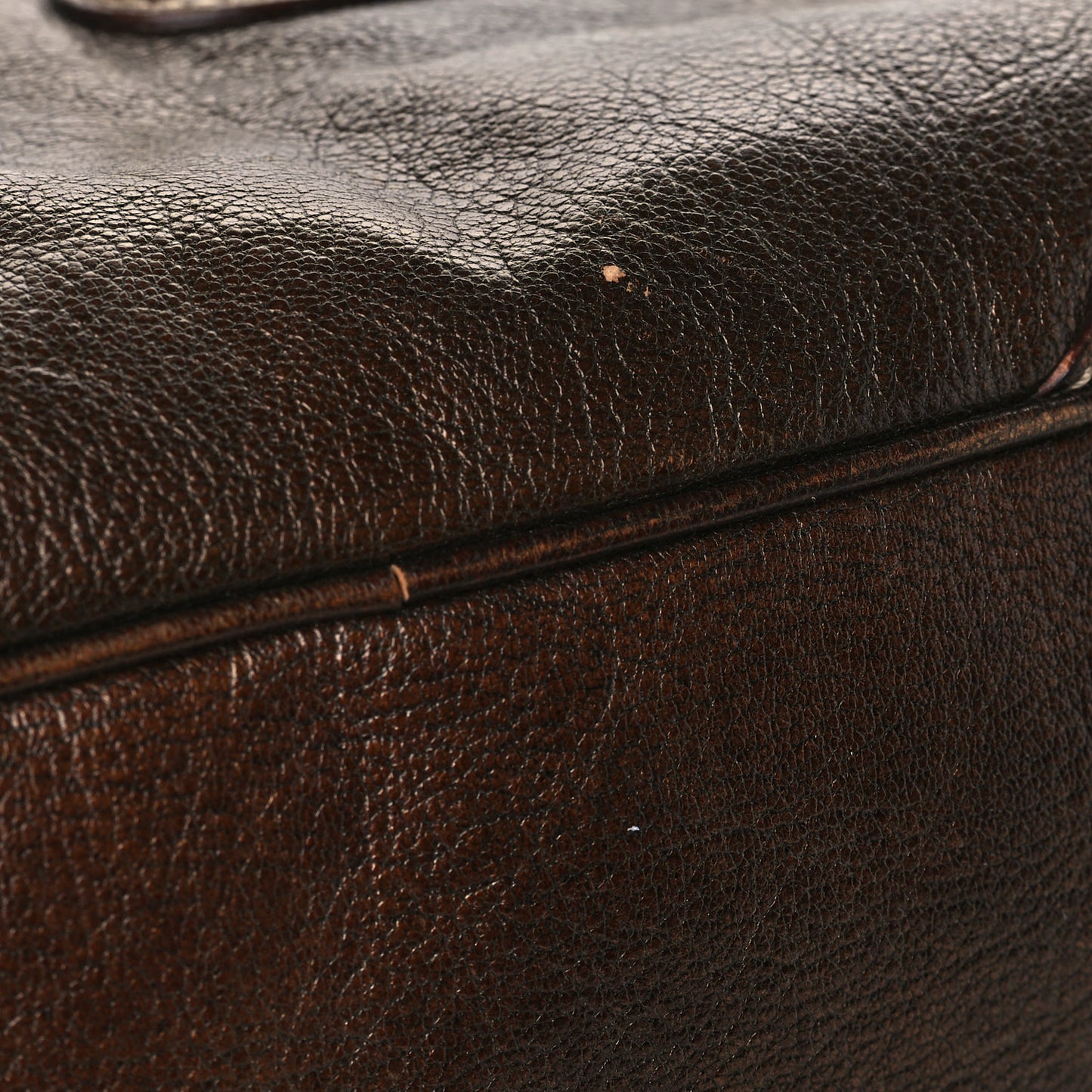 Metallic Capri Large Bowler Bronze