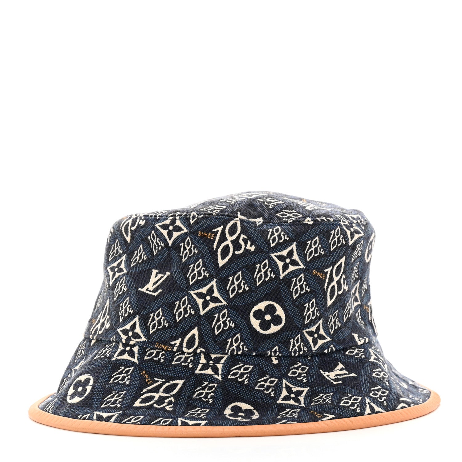 Louis Vuitton Jacquard Since 1854 Bucket Hat M Blue 4 of 8