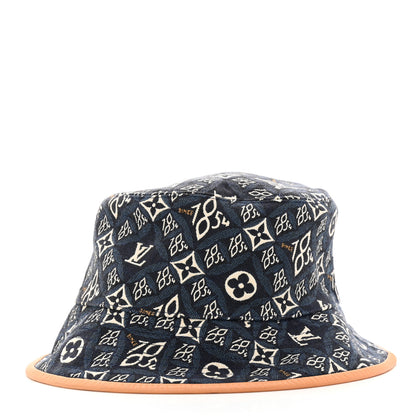 Louis Vuitton Jacquard Since 1854 Bucket Hat M Blue 4 of 8
