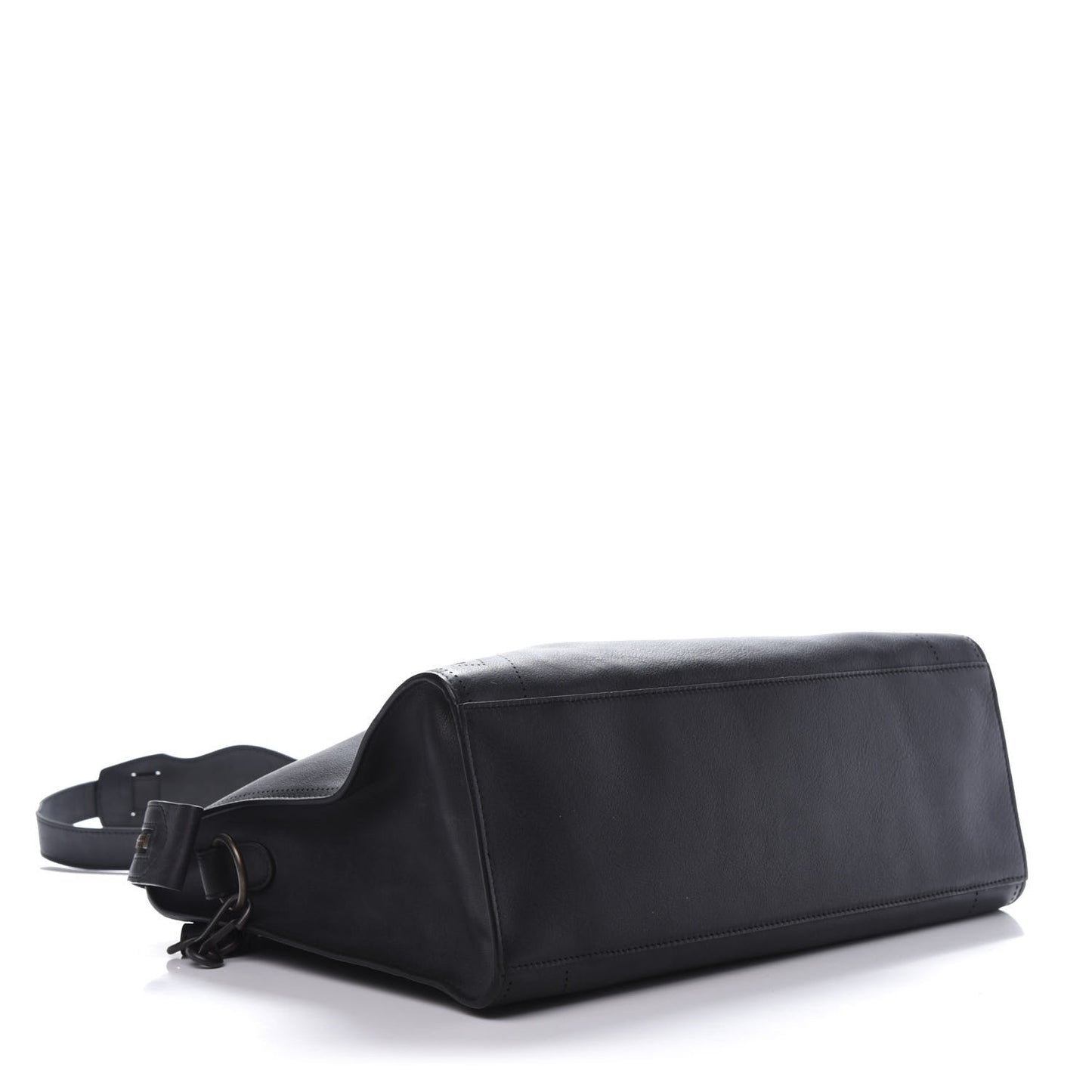 Veau Soyeux Perforated Blackout Hardware City Black