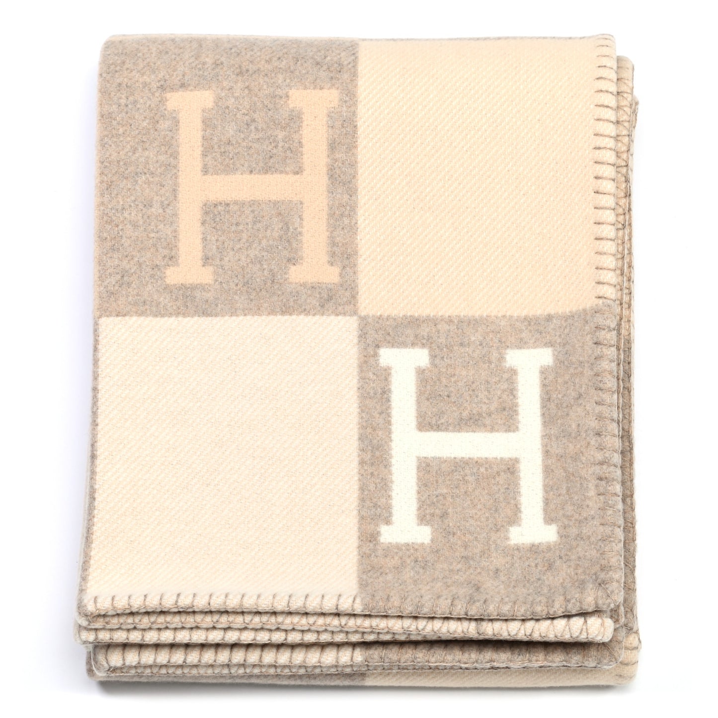 Wool Cashmere Avalon III Blanket Coco Camomille