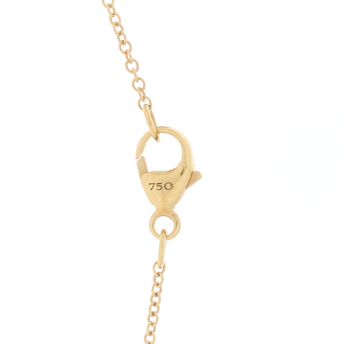 David Yurman 18K Yellow Gold Diamond Turquoise 7mm Petite Chatelaine Pendant Necklace 4 of 5