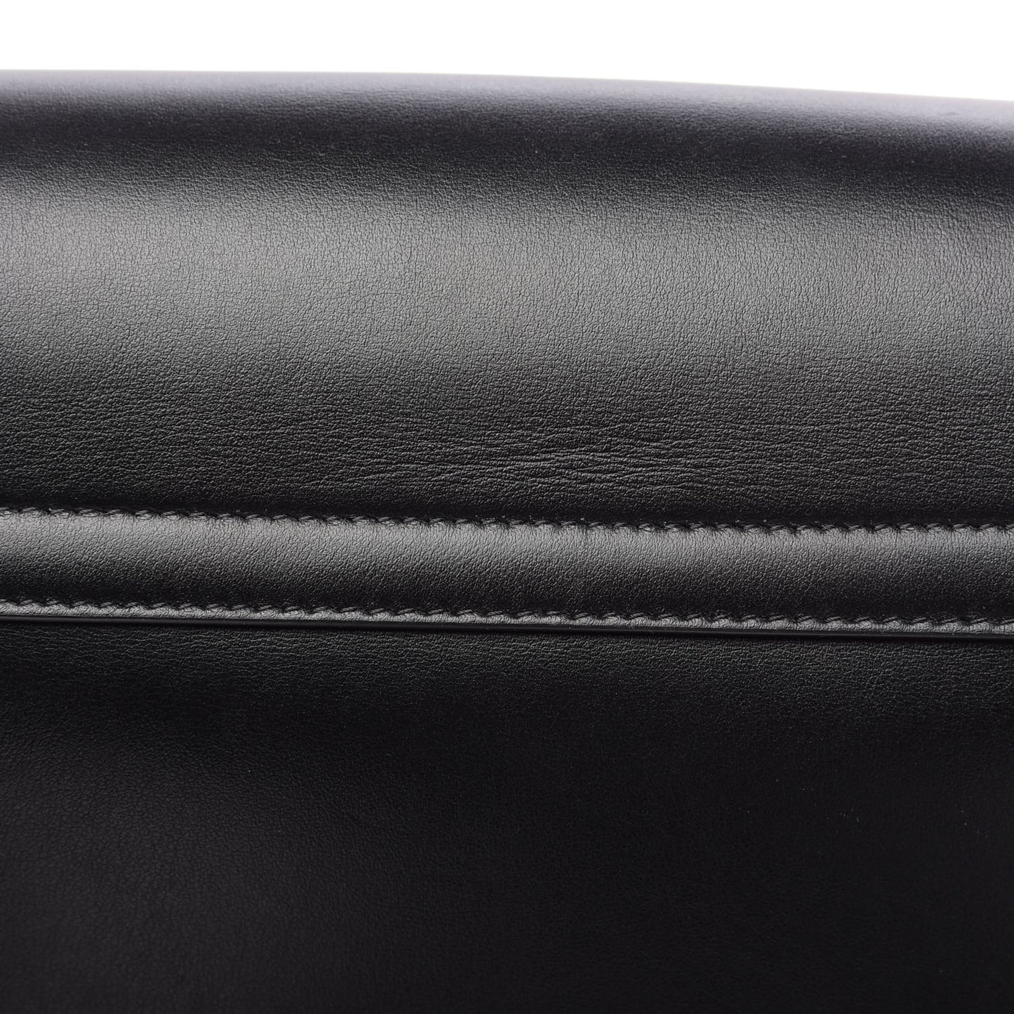 Calfskin Suede Large Tess Bag Black