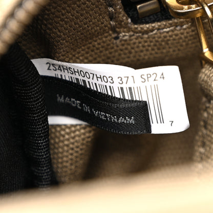 Marc Jacobs Cotton Canvas Crystal Embellished The Cargo Bag Slate Green 7 of 10