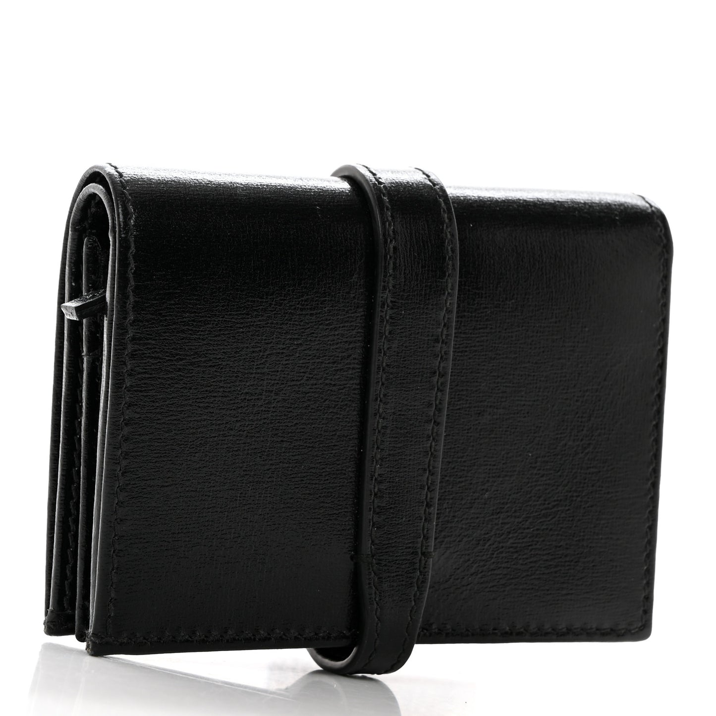 Calfskin Jackie 1961 Card Case Black