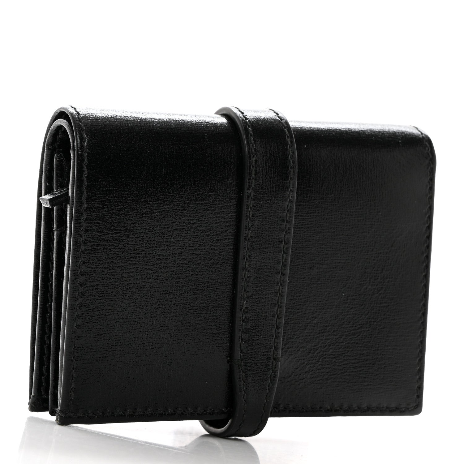 Gucci Calfskin Jackie 1961 Card Case Black 3 of 8