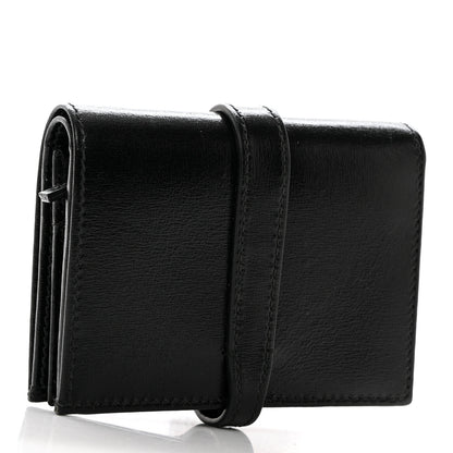 Gucci Calfskin Jackie 1961 Card Case Black 3 of 8