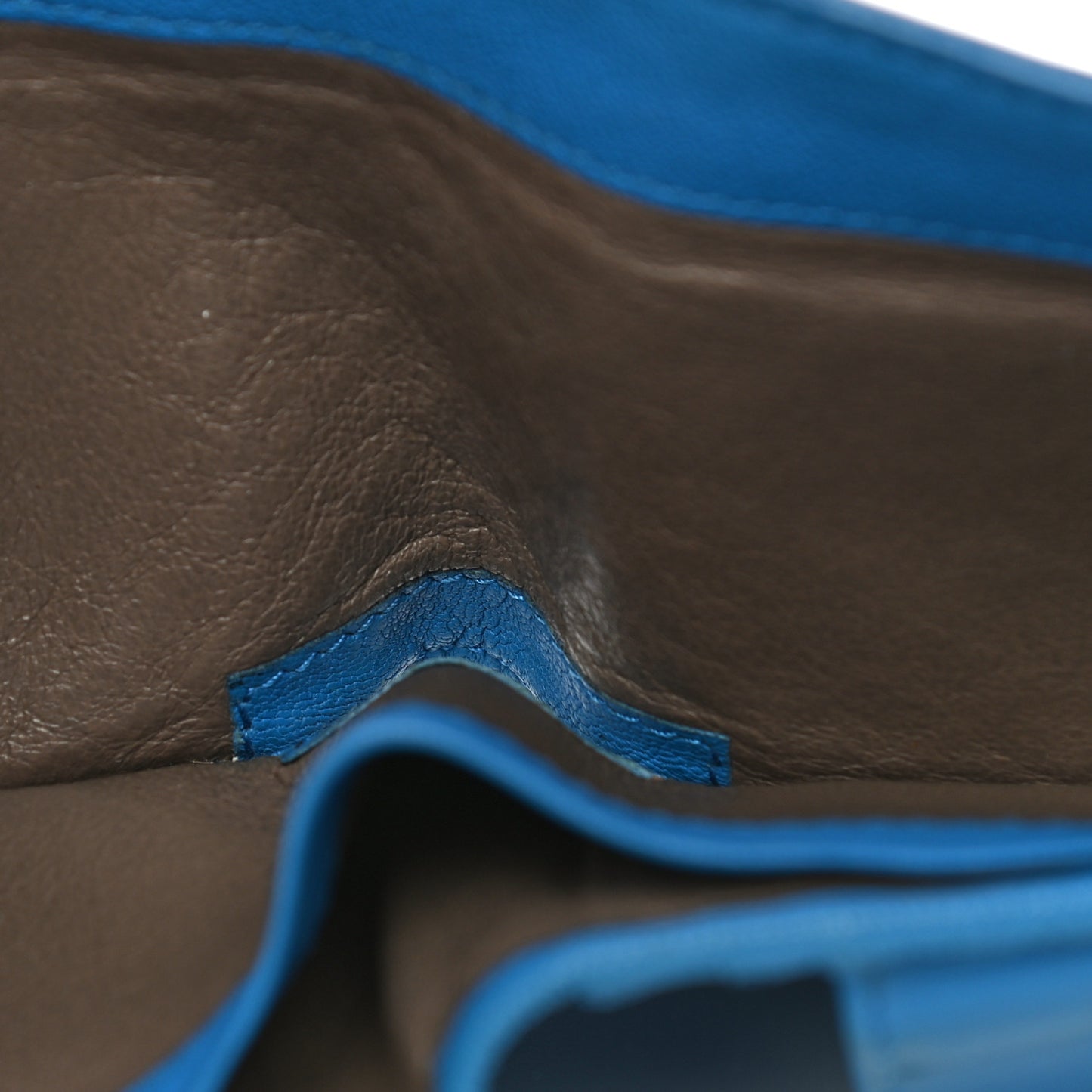 Nappa Intrecciato Bi-Fold Wallet Blue