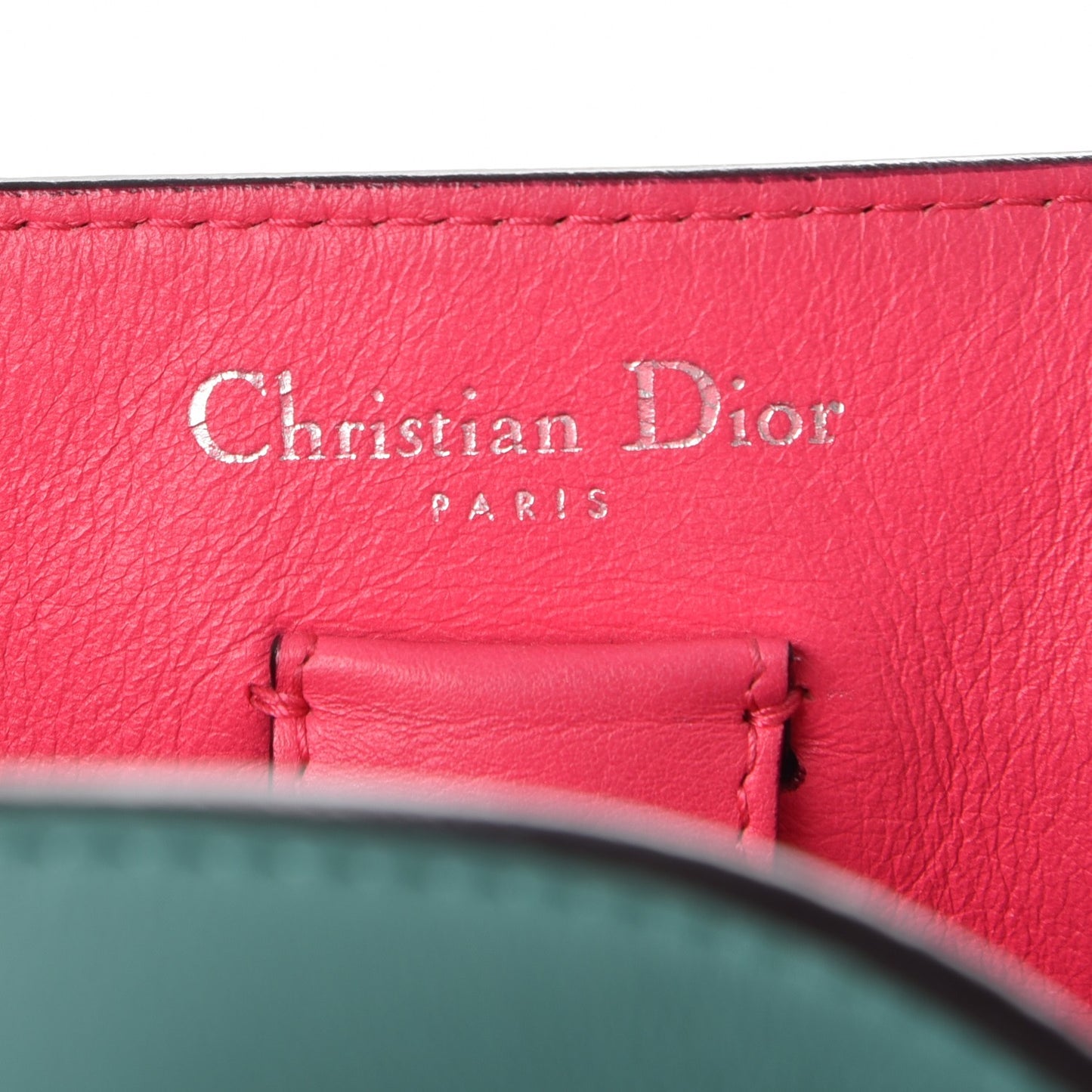 Smooth Calfskin Large Diorissimo Tote Green