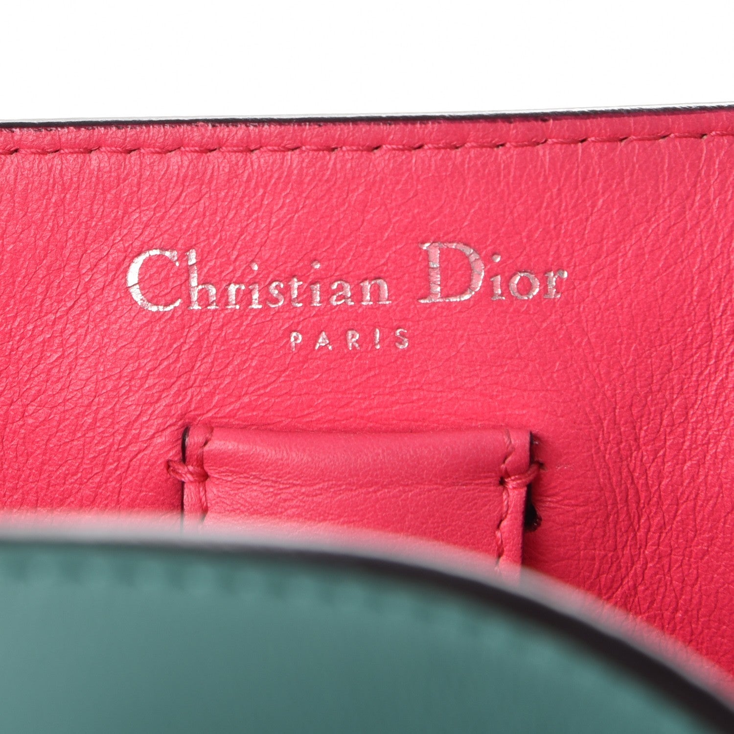 Christian Dior Smooth Calfskin Large Diorissimo Tote Green 8 of 14