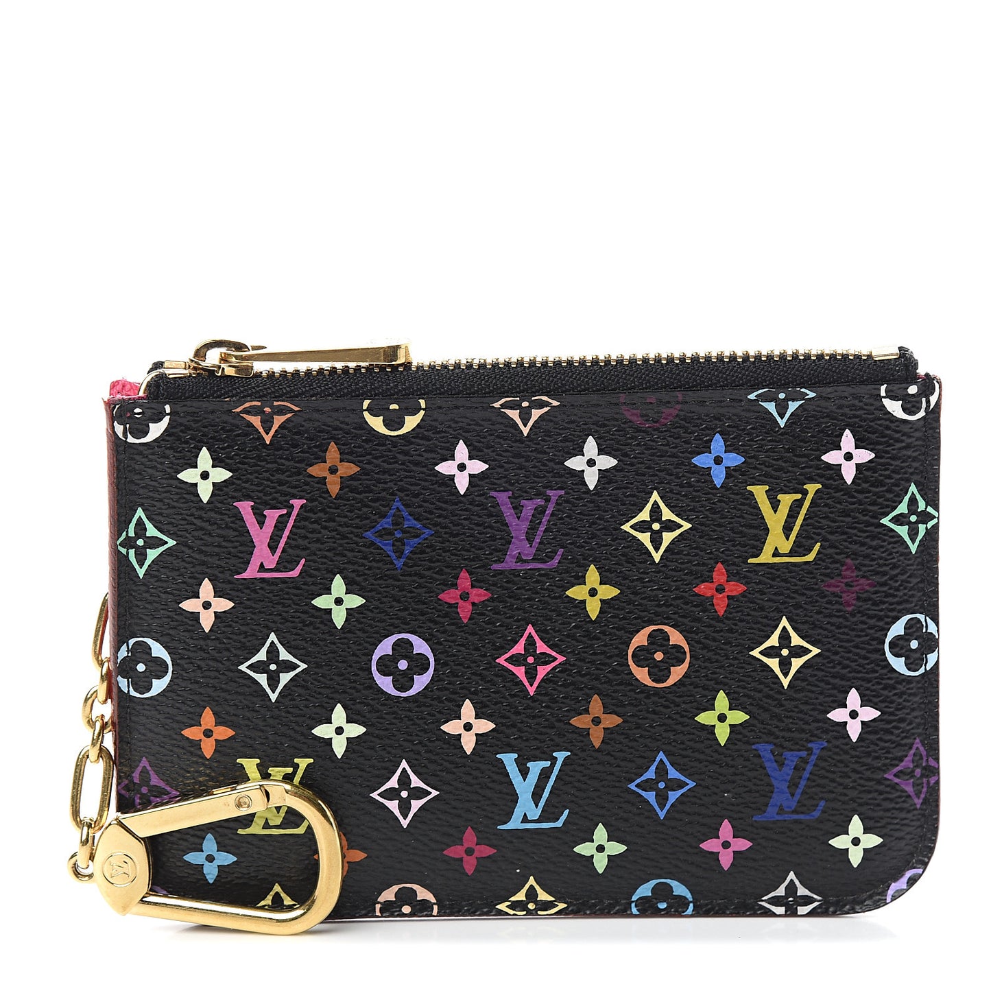 Monogram Multicolor Key Pouch Black Grenade