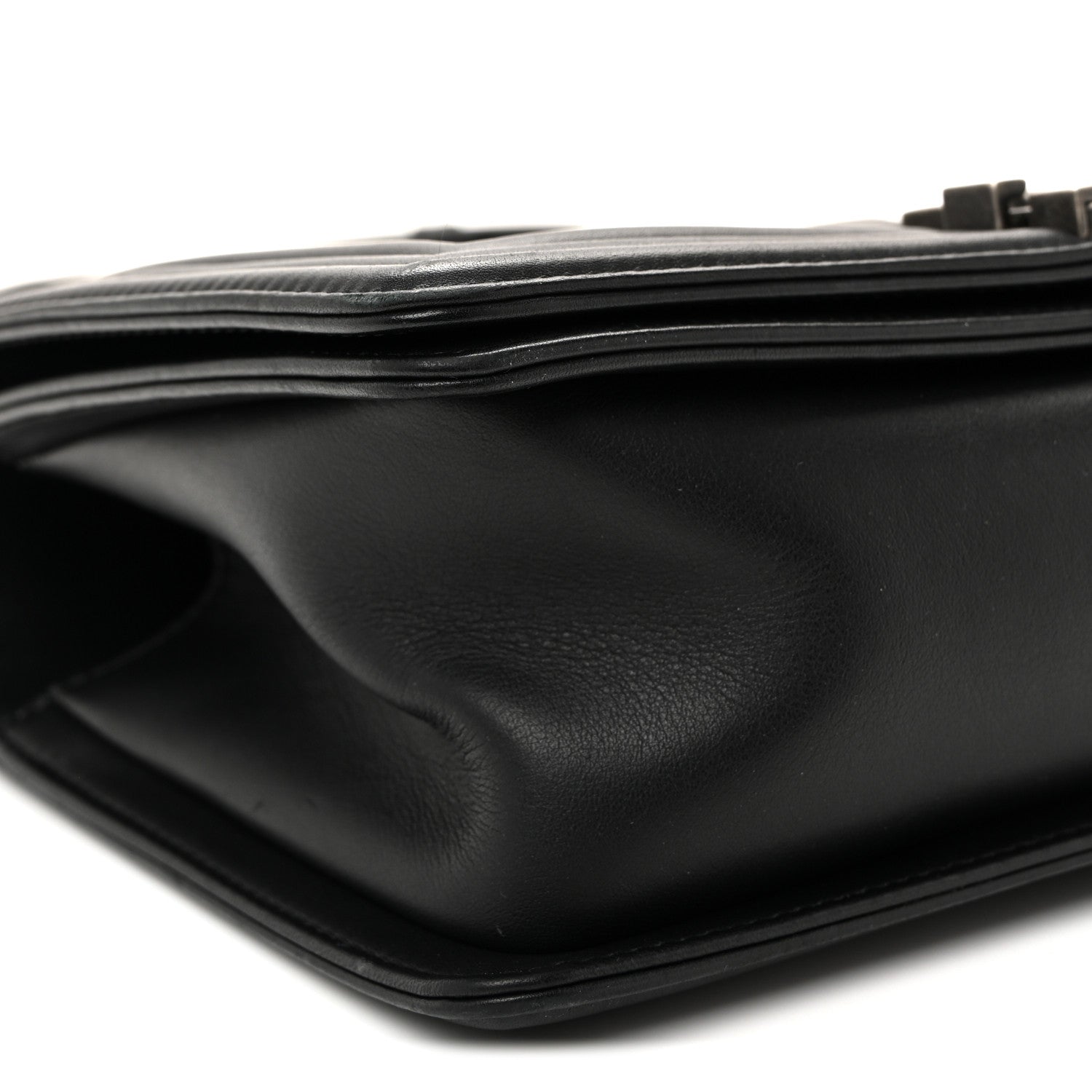 Chanel Calfskin Quilted Medium Boy Flap Black 9 of 10