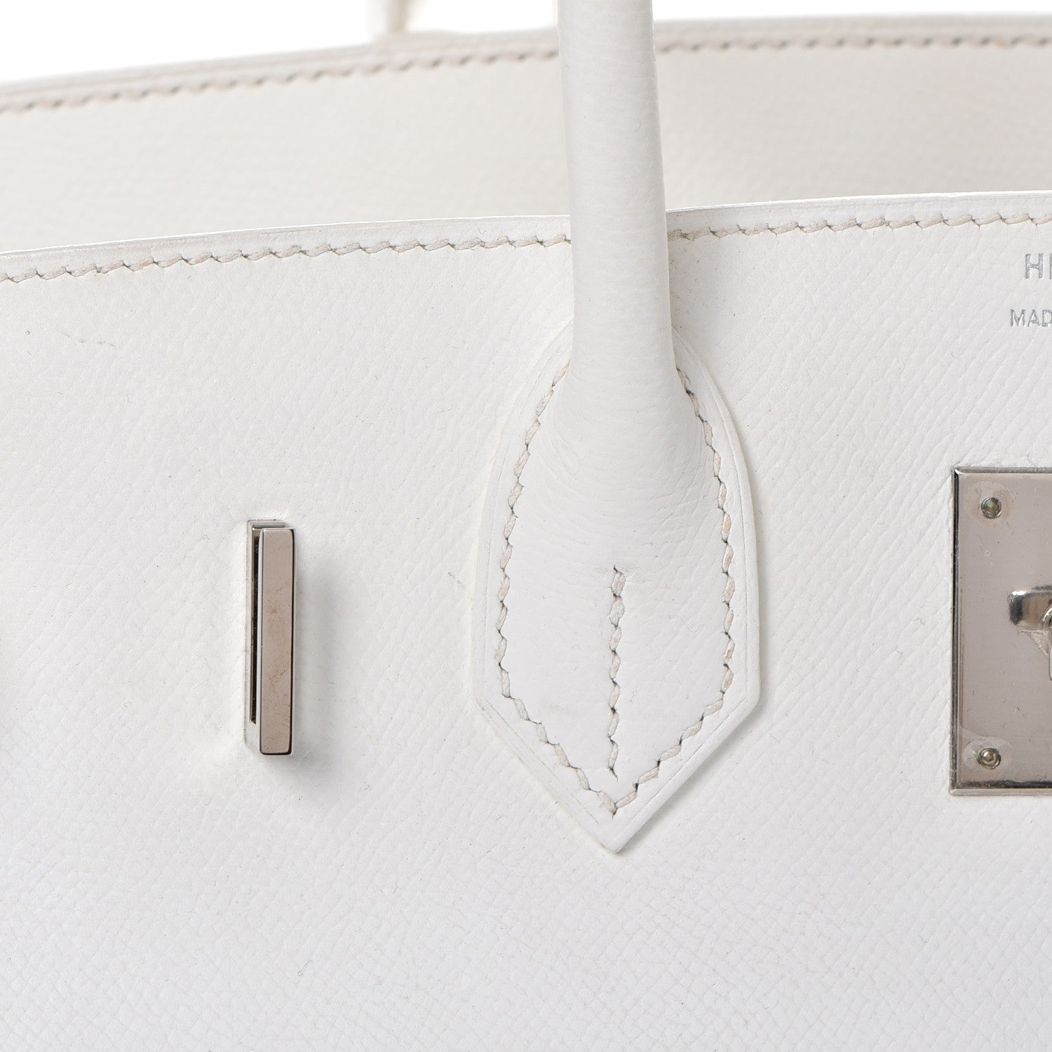 Hermes Epsom Birkin 30 White 33 of 36