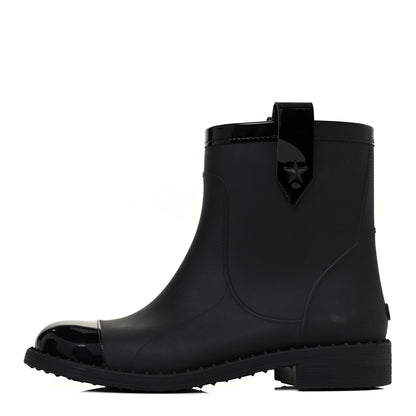 Jimmy Choo Rain Ankle Boots 39 Black 2 of 17