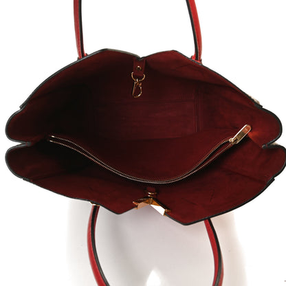 Louis Vuitton Calfskin Monogram Kimono Tote PM Cherry 5 of 10