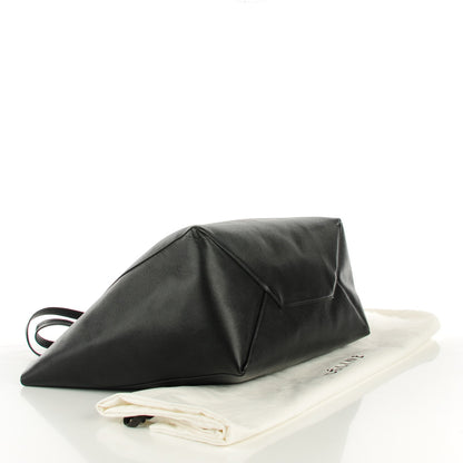 Celine Grained Calfskin Horizontal Cabas Black 4 of 12