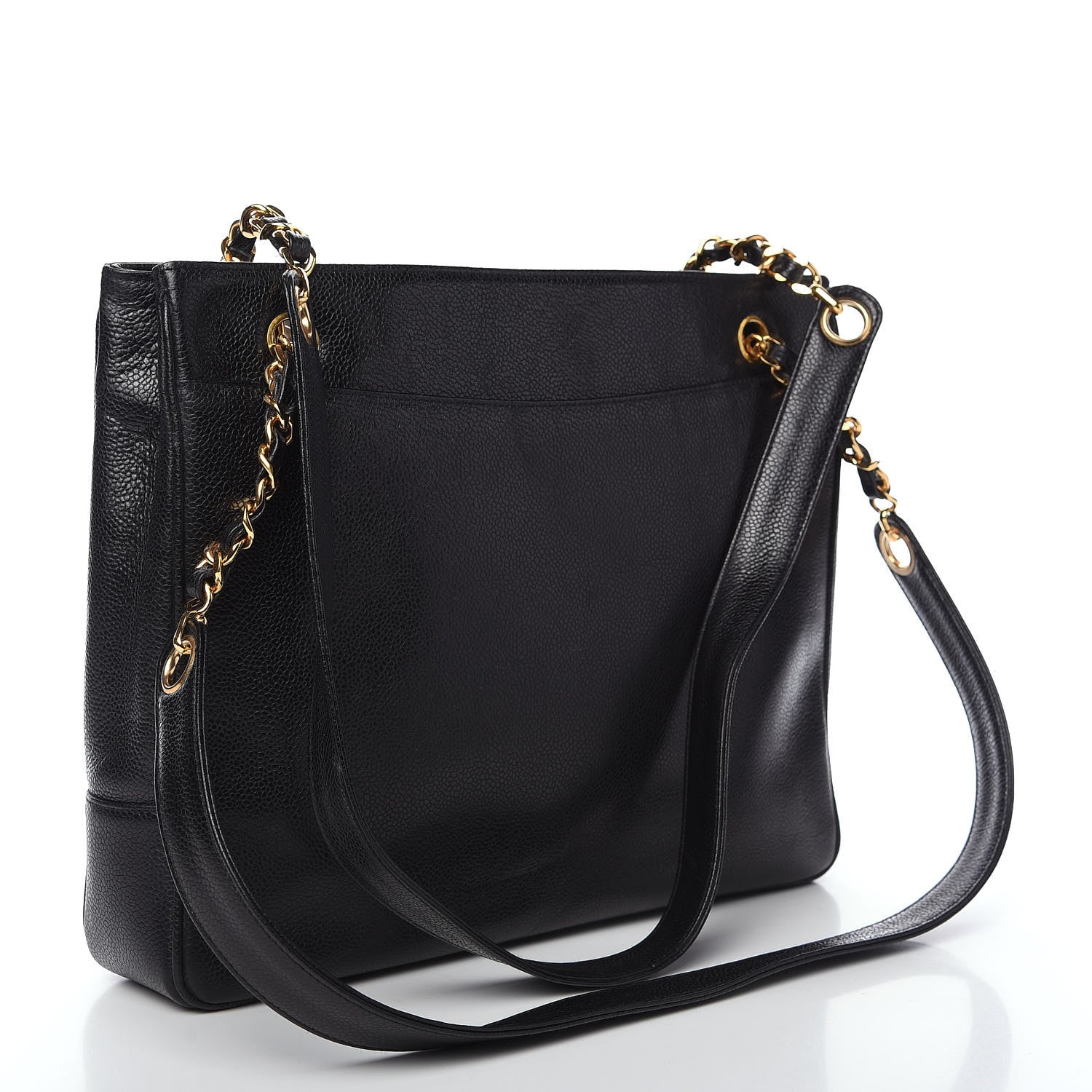 Chanel Caviar CC Shoulder Bag Black 2 of 11