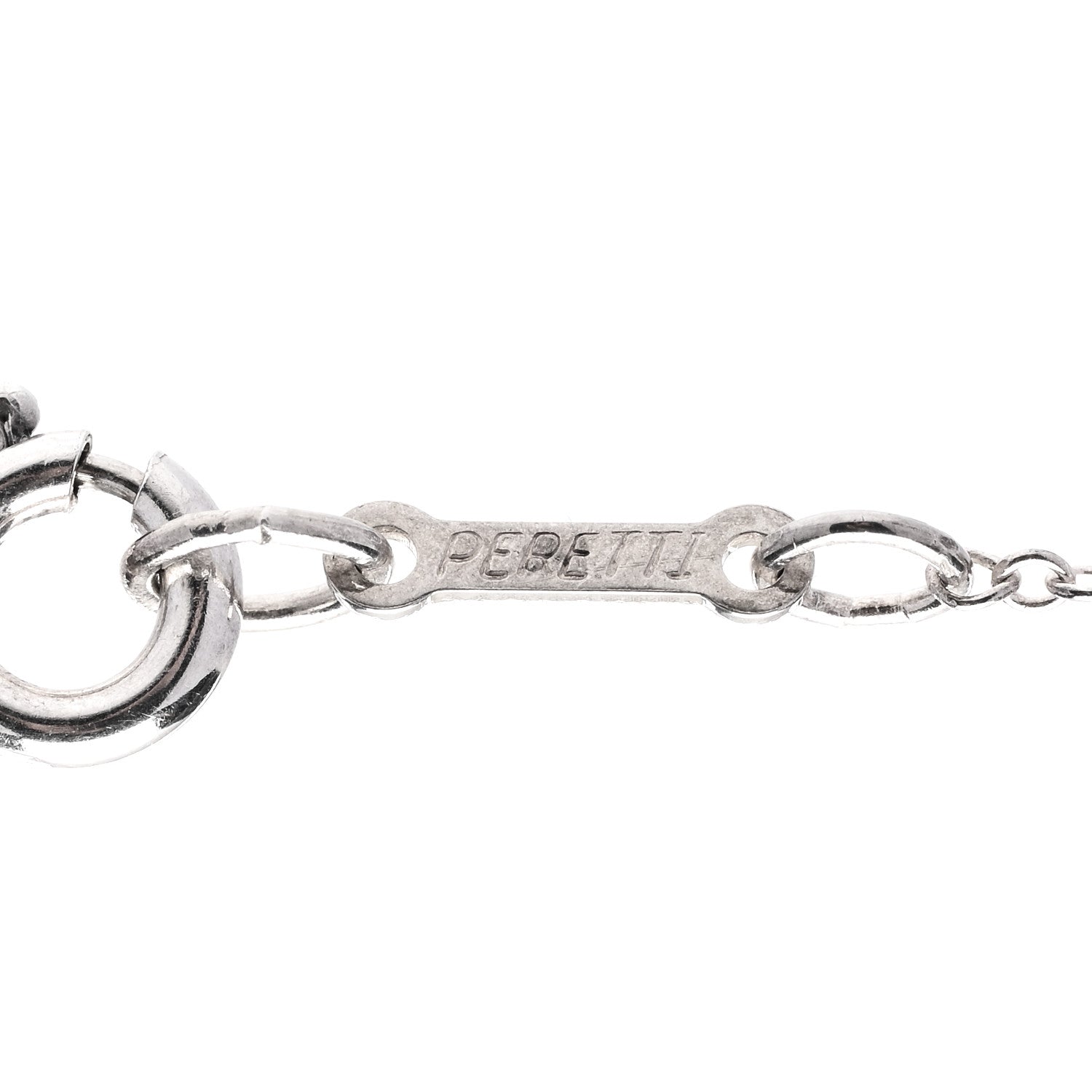 Tiffany Sterling Silver Elsa Peretti Interlocking Ovals Pendant Necklace 5 of 5