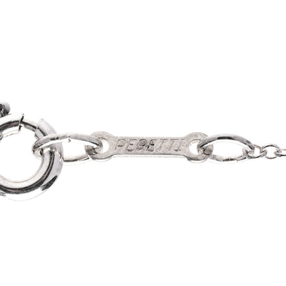 Tiffany Sterling Silver Elsa Peretti Interlocking Ovals Pendant Necklace 5 of 5