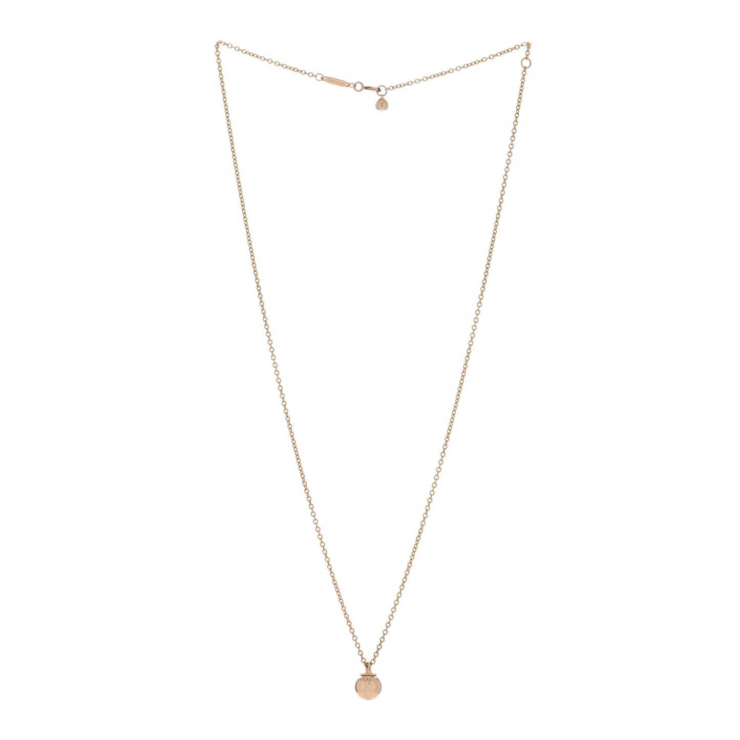 18K Rose Gold 8mm HardWear Ball Pendant Necklace